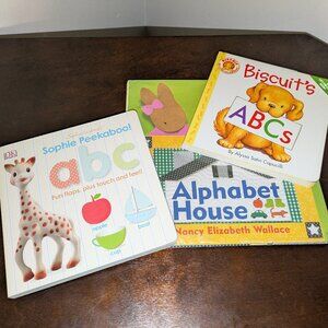 Preschool Alphabet Book Lot of 3 | ABC